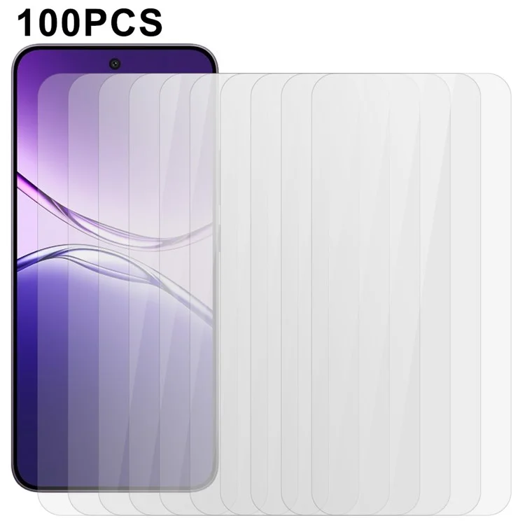 100 Pezzi Pellicola Proteggi Schermo in Vetro Temperato Anti-Graffio per Oppo F29 5G