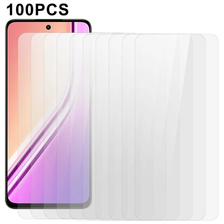 100 Pezzi Pellicola Protettiva per Realme P3x 5G / Vivo V50 Lite 4G / 5G, Vetro Temperato Antigraffio