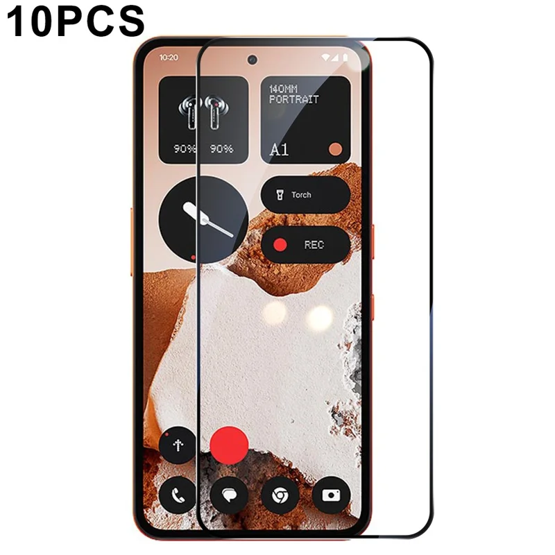 RURIHAI 10Pcs For Nothing CMF Phone 2 Pro High Aluminium-Silicon Glass Film 0.26mm 2.5D Screen Protector