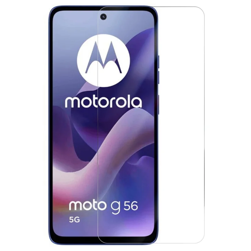 RURIHAI Für Motorola Moto G56 5G Displayschutz 0,26mm 2,5D Hochwertige Aluminium-Silizium-Glas-Folie
