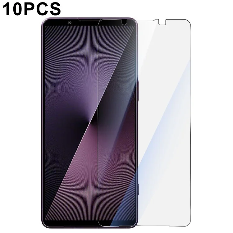 RURIHAI 10Pcs For Sony Xperia 1 VII Screen Protector 0.26mm 2.5D High Aluminium Silicon Glass Film