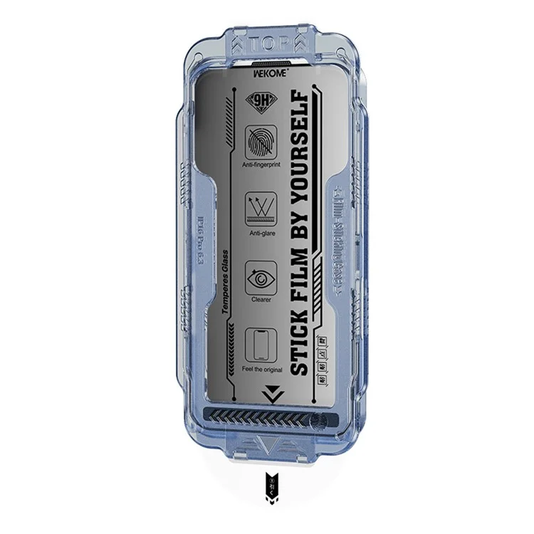 WEKOME WTP-116 Película de Vidro Temperado para iPhone 16 Pro Max com Proteção de Privacidade, Curvatura 6D e Borda Ultra-Fina