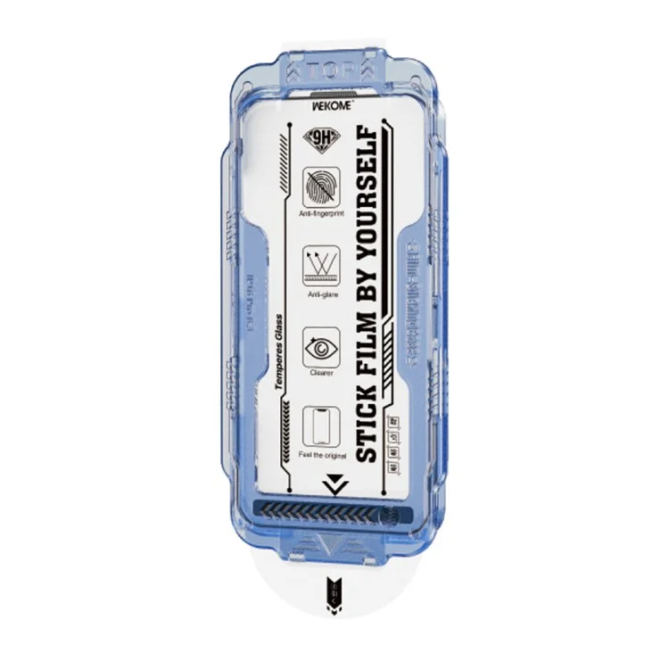 WEKOME WTP-117 Per iPhone 16 Pellicola Proteggi Schermo 6D Curva Ultra-Sottile Bordo AR Opaco Vetro Temperato