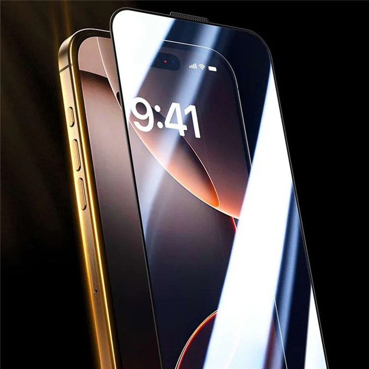 WEKOME WTP-117 Per iPhone 16 Pellicola Proteggi Schermo 6D Curva Ultra-Sottile Bordo AR Opaco Vetro Temperato