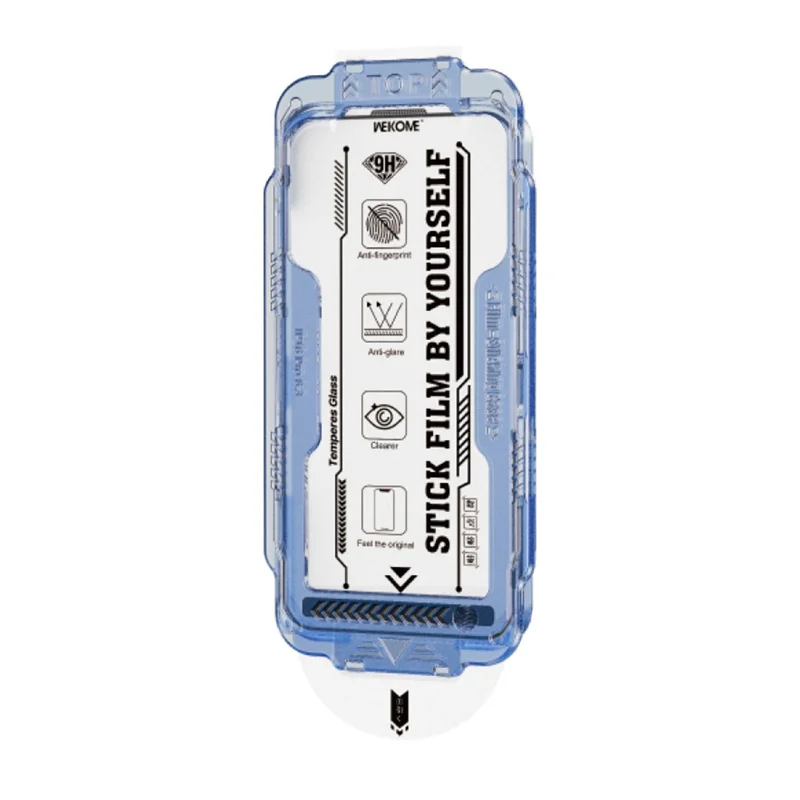 WEKOME WTP-117 Pour iPhone 16 Pro Protecteur d'écran Verre Trempé Incurvé 6D Ultra-Fin Bord Anti-Reflet Mat