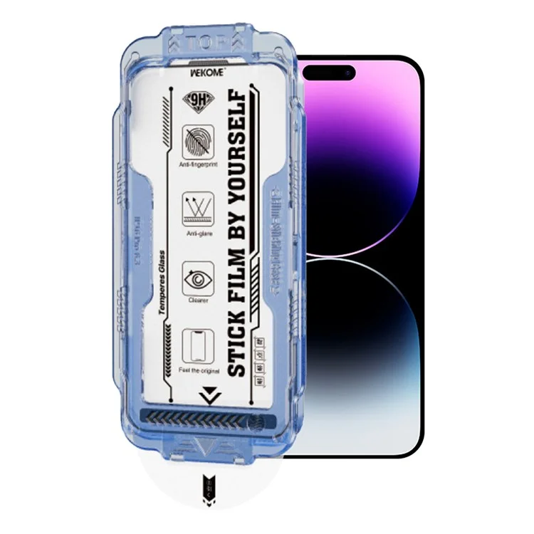 WEKOME WTP-117 Für iPhone 14 Pro Max Displayschutz 6D Curved Ultra-Feiner Rand AR Matt Gehärtetes Glasfilm