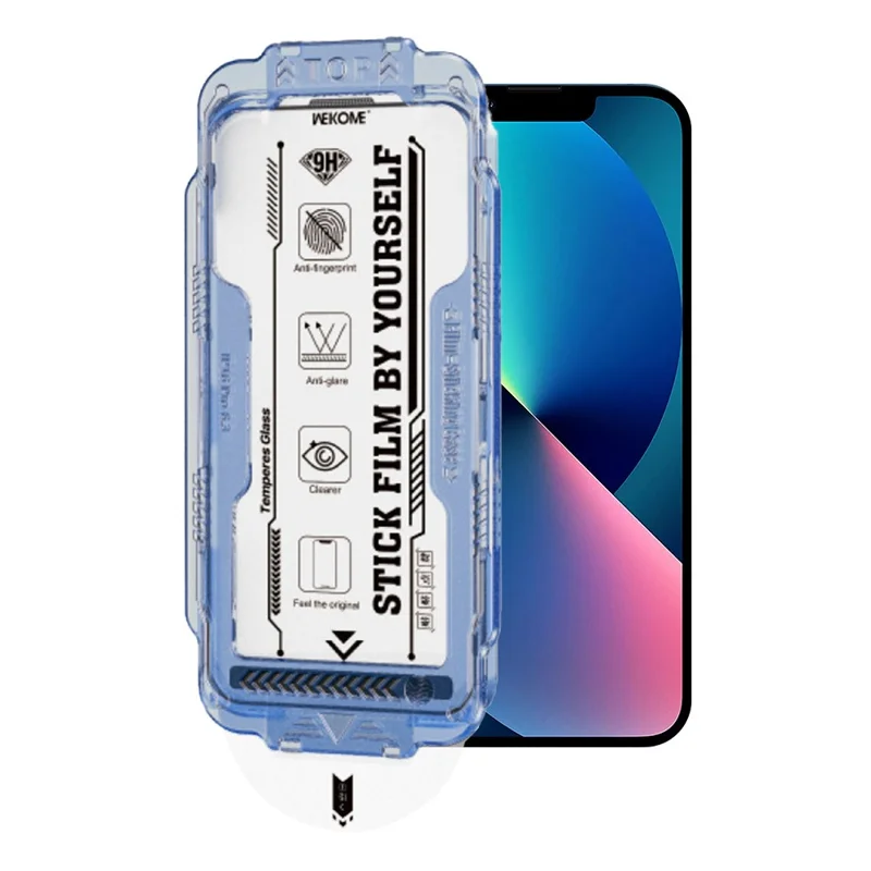 WEKOME WTP-117 For iPhone 13 Screen Protector 6D Curved Ultra-Fine Edge AR Matte Tempered Glass Film