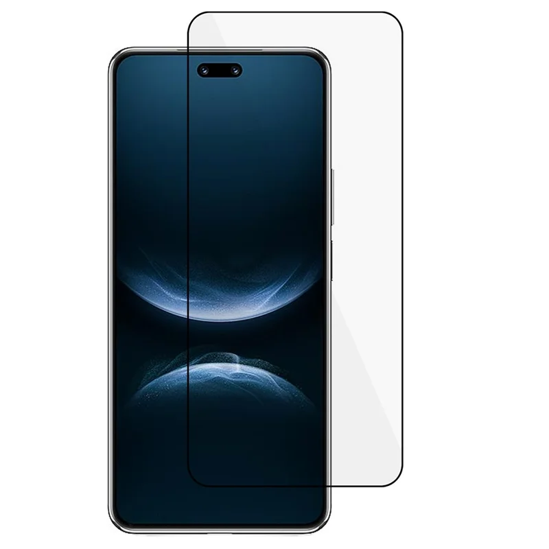 Screen Protector for Huawei nova 12 Pro 5G / 14 Pro 5G Side Glue Silk Printing Tempered Glass Film Support Fingerprint Unlock