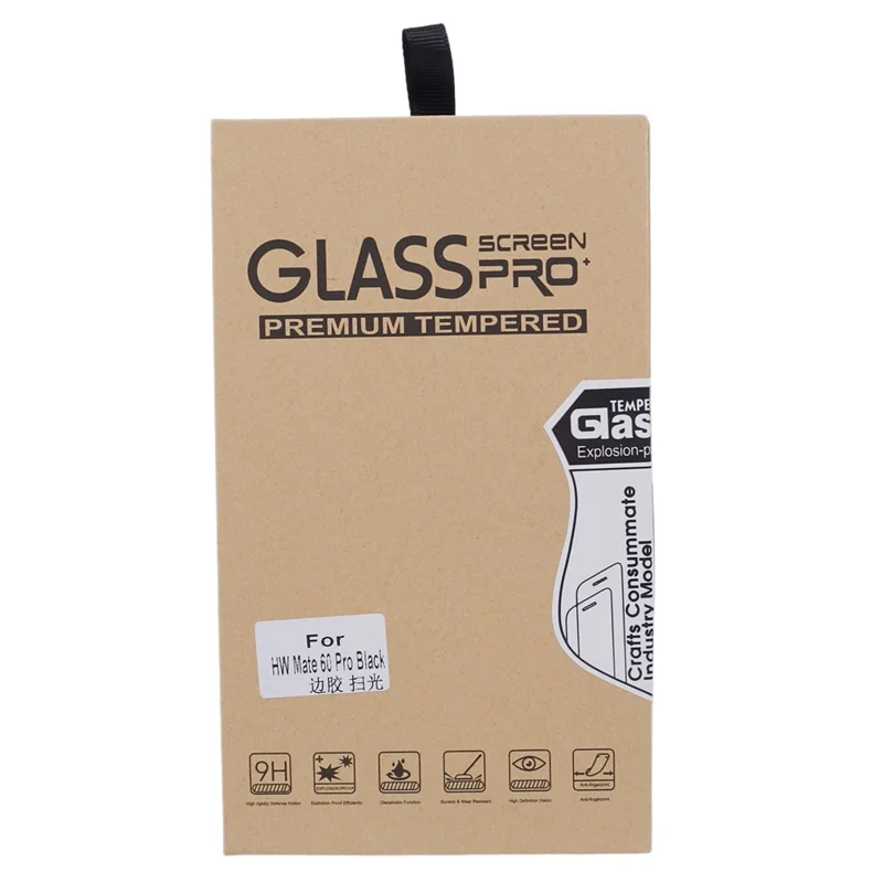 Screen Protector for Huawei nova 12 Pro 5G / 14 Pro 5G Side Glue Silk Printing Tempered Glass Film Support Fingerprint Unlock