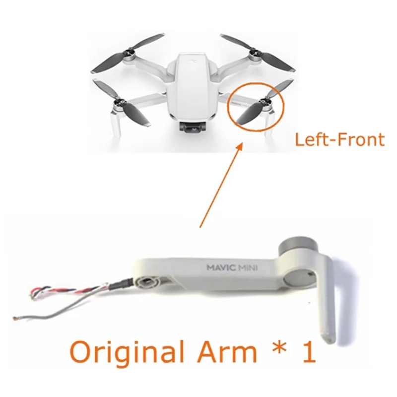 For DJI Mini 1 Front Left Arm OEM Replacement Part RC Drone Repair Accessories