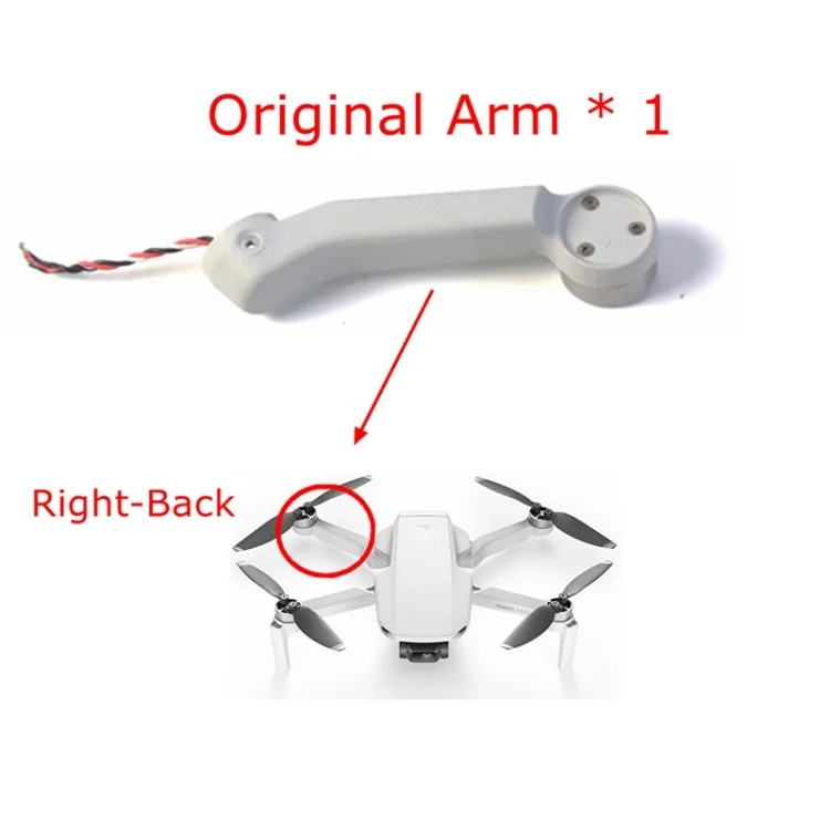 Для DJI Mini 1 Правая задняя рукоять OEM запасная деталь RC Дрон Ремонтные аксессуары