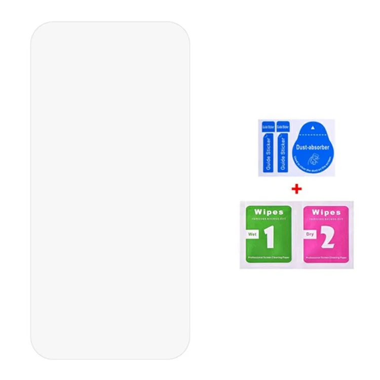 5 Unidades Protector de Pantalla Frontal de Vidrio Templado Transparente 0,3mm 2,5D para iPhone 17
