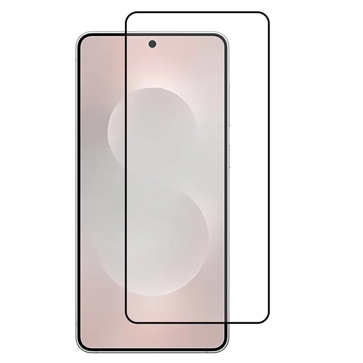 For Samsung Galaxy S25 Edge Tempered Glass Screen Protector Fingerprint Unlock Full Glue Silk Printing Film