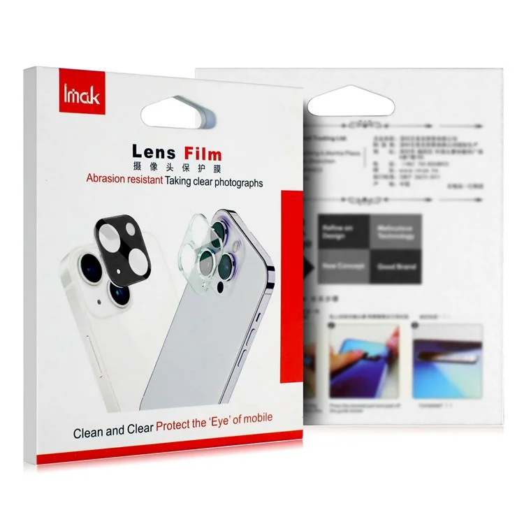 IMAK Para Sony Xperia 1 VII Protetor de Lente de Câmera Vidro Temperado HD Transparente Película de Lente (Versão Preta)