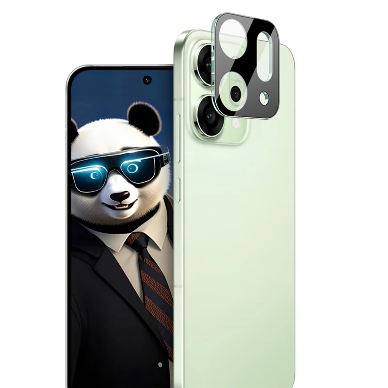 IMAK For Oppo Reno14 5G (Global) / (China) Tempered Glass Lens Film + Acrylic Cap (Black Version)