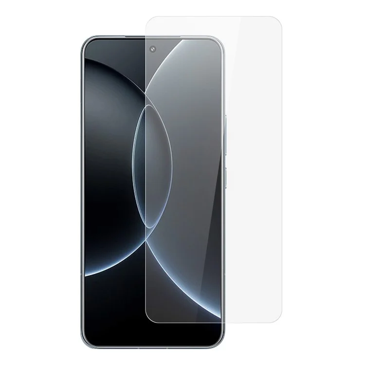 AMORUS per Xiaomi 15S Pro Pellicola Protettiva Frontale 2.5D Bordo Arcuato Vetro Temperato 9H in Alluminio-Silicio