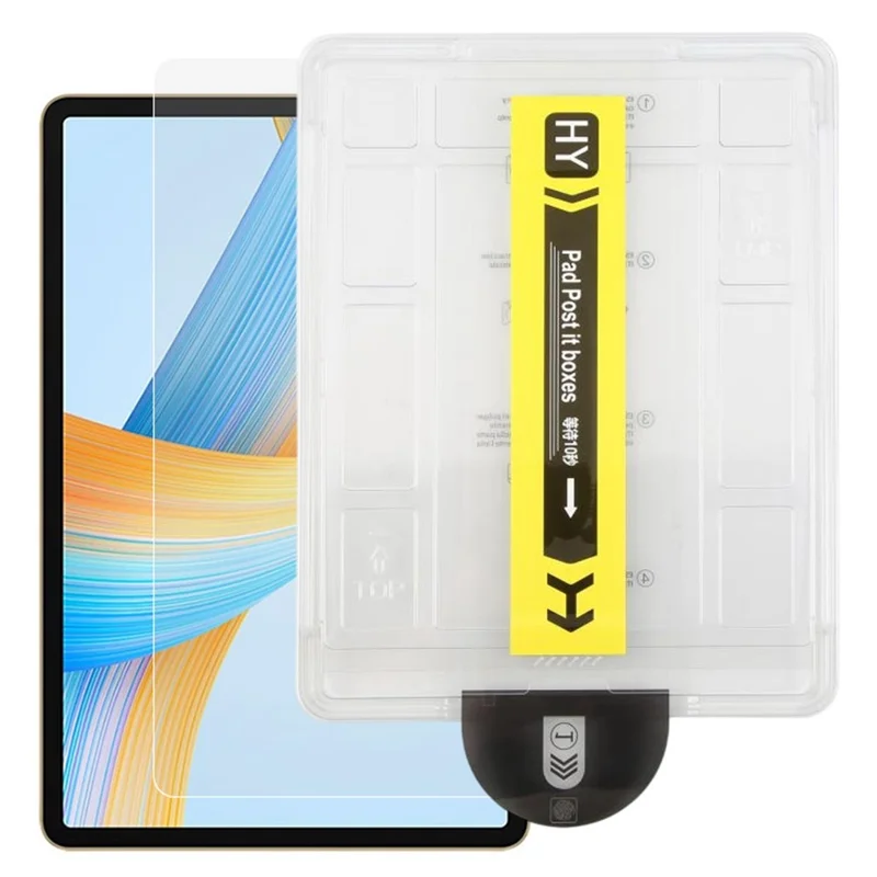 For Honor Pad V8 Screen Protector Tempered Glass HD Film with Automatic Dust Removal Tool