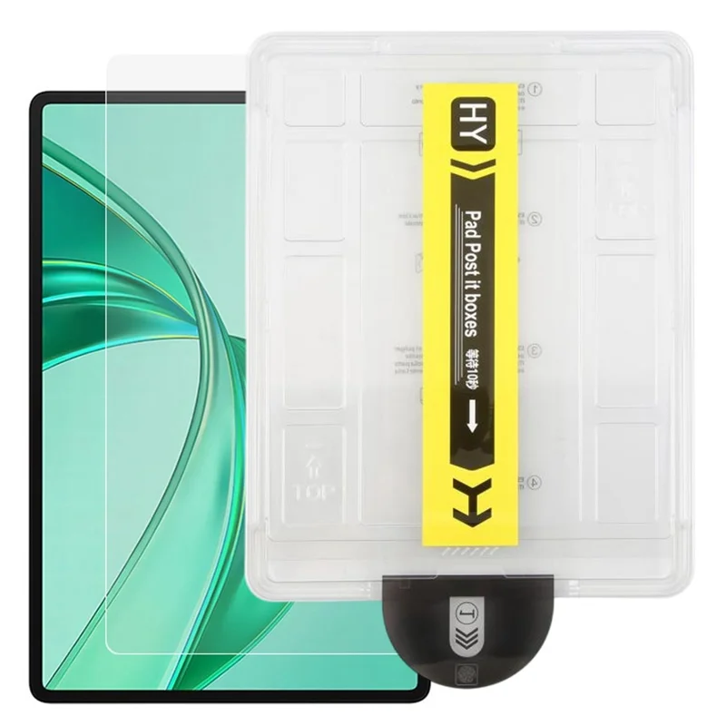 Skärmhöjdare till Honor Pad X8a, Härdat Glas, HD-Film med Automatisk Dammsugare