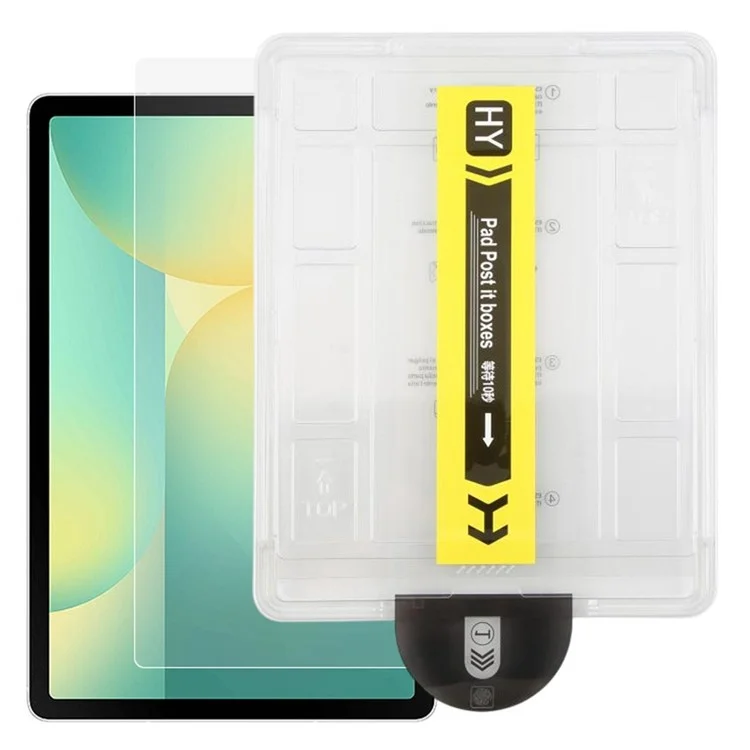 Screen Protector For Samsung Galaxy Tab S10 FE  /  S10  /  S9 FE  /  S9  /  S8  /  S7 Tempered Glass HD Film with Automatic Dust Removal Tool