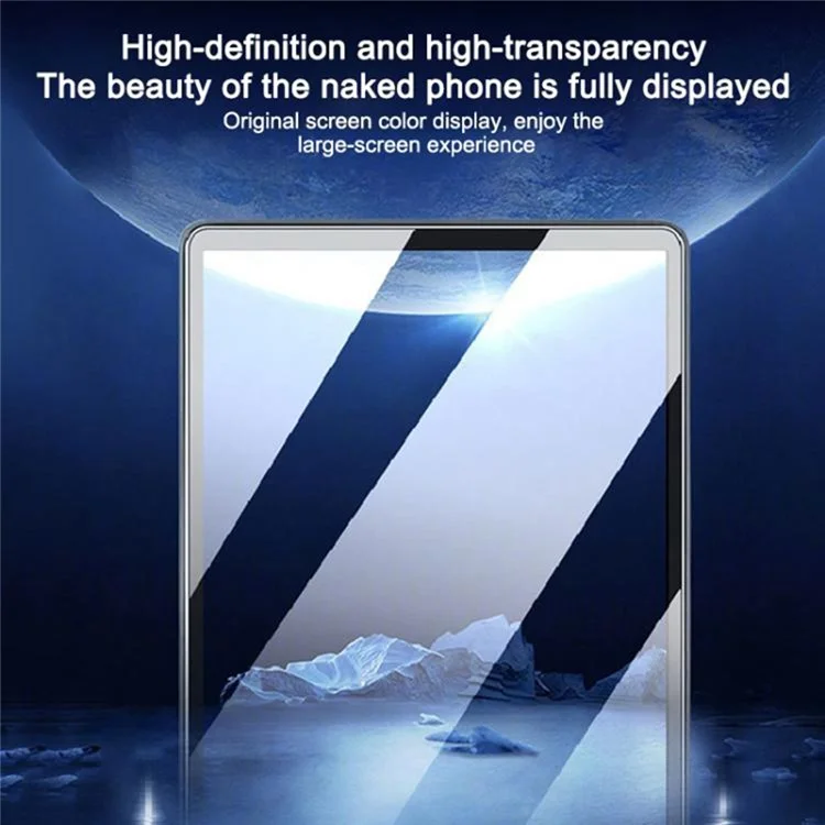 Screen Protector For Samsung Galaxy Tab S10 FE  /  S10  /  S9 FE  /  S9  /  S8  /  S7 Tempered Glass HD Film with Automatic Dust Removal Tool