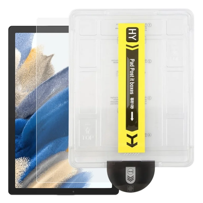 For Samsung Galaxy Tab A8 10.5 (2022)  /  (2021) Screen Protector Tempered Glass HD Film with Automatic Dust Removal Tool