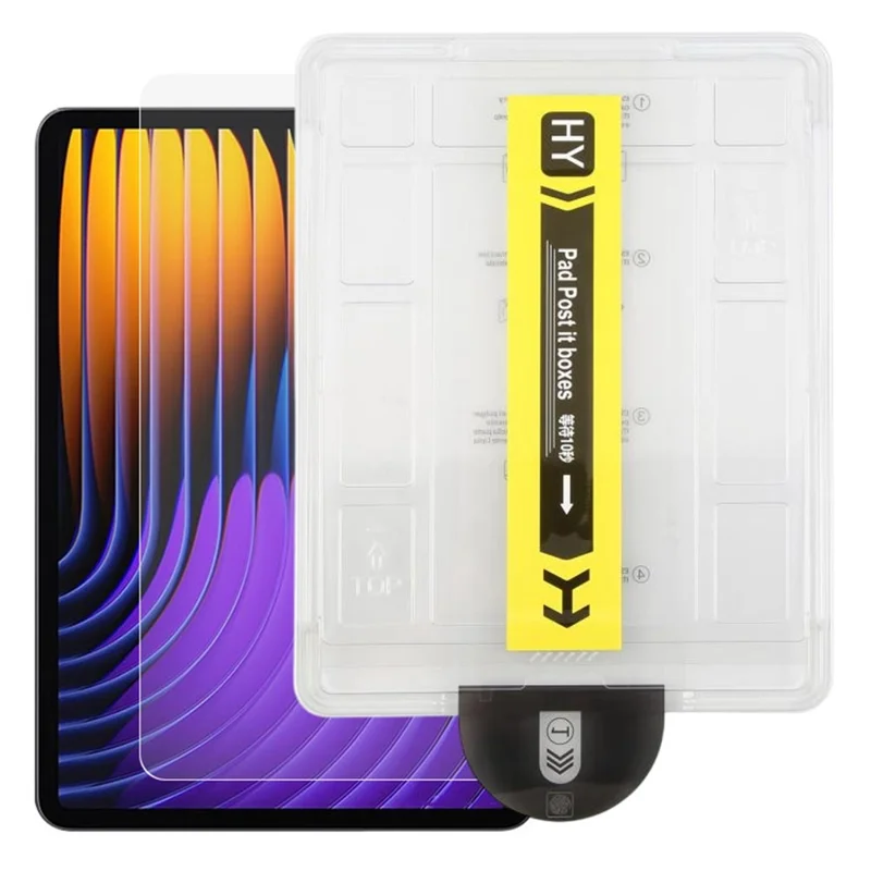 For Xiaomi Pad 7 Pro  /  Pad 7 Screen Protector Tempered Glass HD Film with Automatic Dust Removal Tool