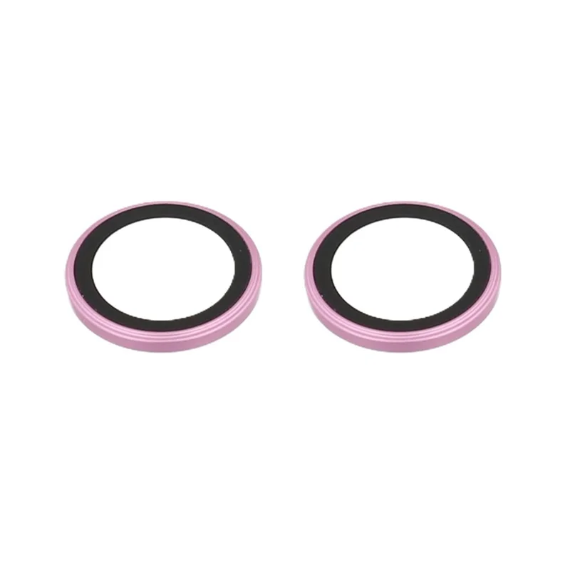 For iPhone 16 / 16 Plus AR + AF Lens Protector Anti-Glare Positioning Clear Lens Film - Rose Pink