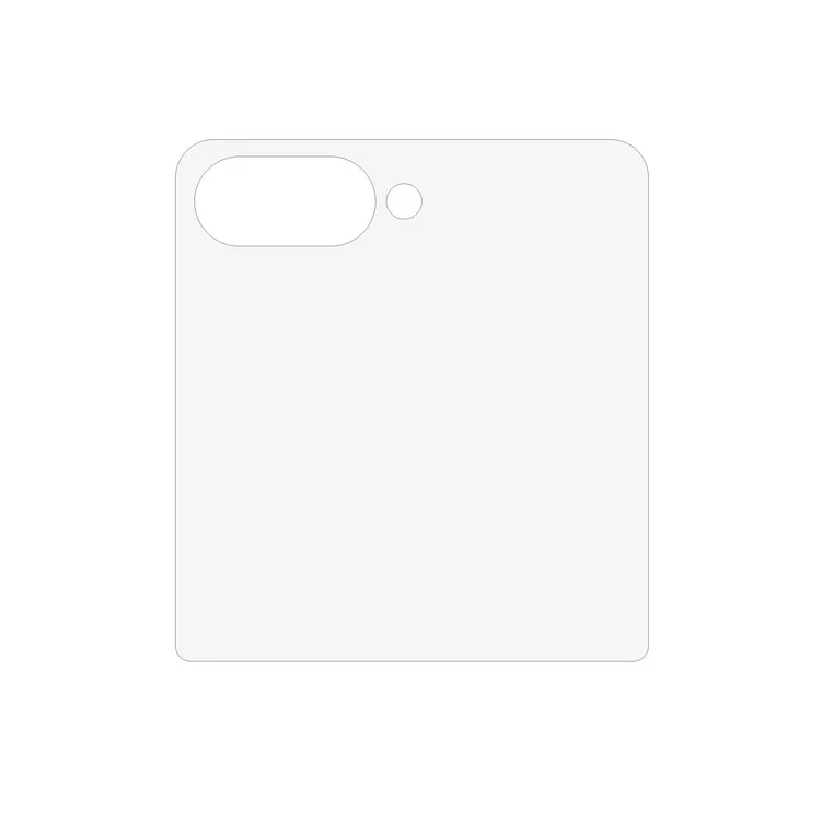 For Samsung Galaxy Z Flip7 5G Tempered Glass Rear Screen Film 0.3mm Anti-Shatter Film