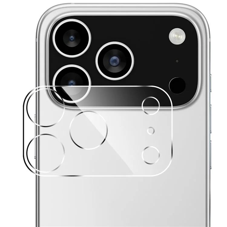 For iPhone 17 Pro Camera Lens Protector Arc Edge Clear Tempered Glass Film