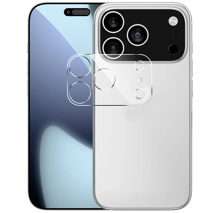 For iPhone 17 Pro Camera Lens Protector Arc Edge Clear Tempered Glass Film