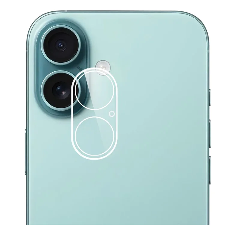 For iPhone 17 Camera Lens Protector Arc Edge Clear Tempered Glass Film