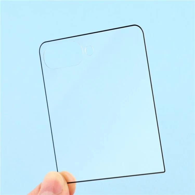 Für Samsung Galaxy Z Flip7 5G Kristallklarer Displayschutz Seidendruckgehärtetes Glas Displayschutzfolie für kleinen Bildschirm