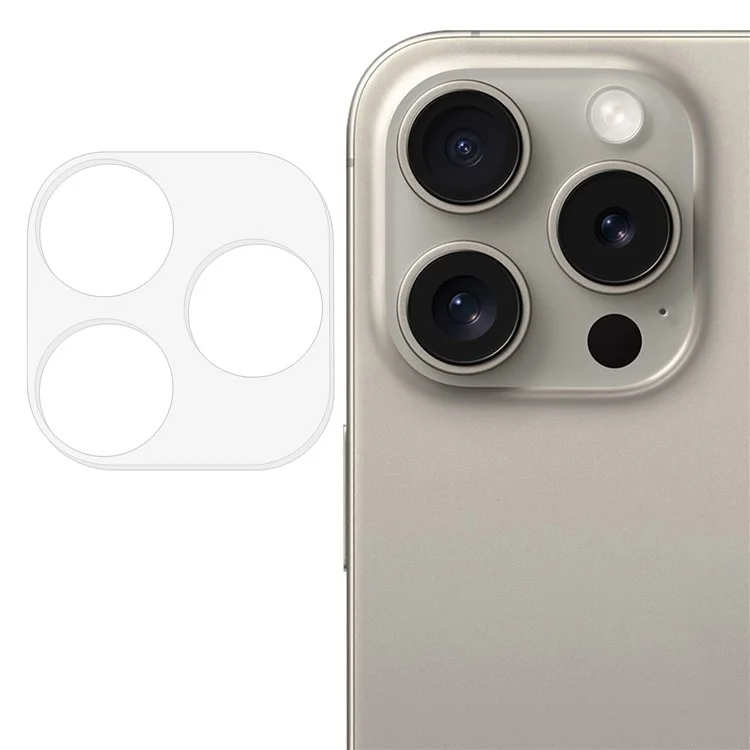 Für iPhone 17 Pro Kameraobjektiv-Schutz Teilweise Abdeckung 9H gehärtetes Glas Rücklinsenfilm