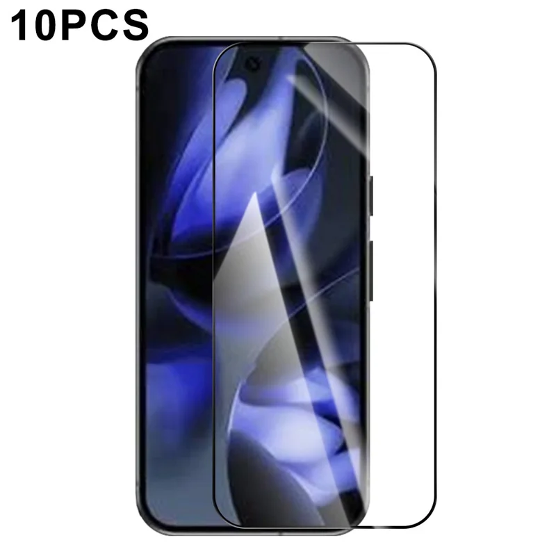 RURIHAI 10Pcs For Google Pixel 10 Pro XL High Aluminium-Silicon Glass Film 0.26mm 2.5D Screen Protector