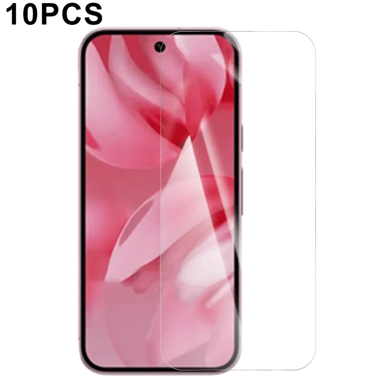 RURIHAI 10Pcs For Google Pixel 10 Screen Protector 0.26mm 2.5D High Aluminium Silicon Glass Film