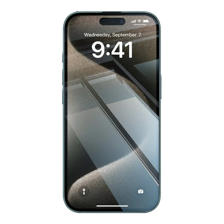RURIHAI Чехол для iPhone 15 Pro Max Clear TPU Чехол для телефона с легкой установкой Высокоалюминиевая силикатная стеклянная пленка