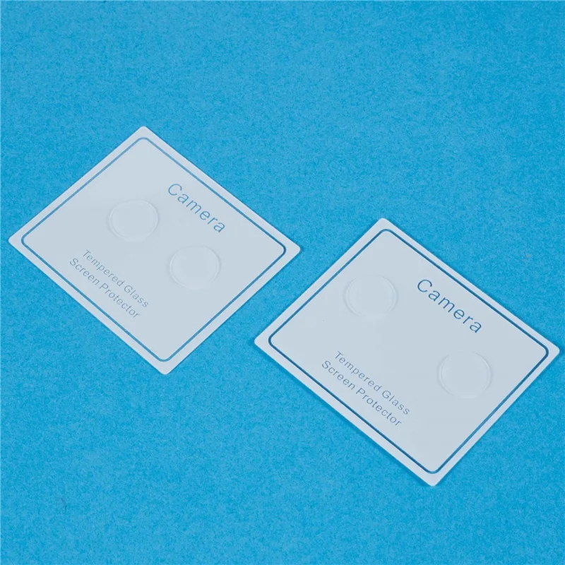 2 Sets Camera Lens Protector for iPhone 11 / 12 6.1 inch / 12 mini 5.4 inch, Ultra Clear 2.5D Arc Edge Tempered Glass Lens Film