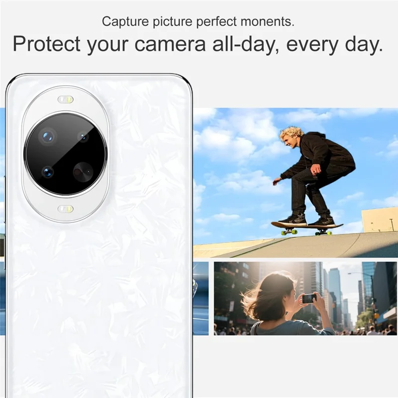 IMAK For Huawei nova 14 Pro 5G Tempered Glass Camera Lens Protector with Self Positioning Frame (Black Version)