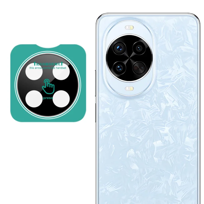 IMAK For Huawei nova 14 Pro 5G Tempered Glass Camera Lens Protector with Self Positioning Frame (Black Version)