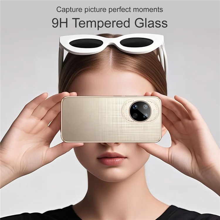 IMAK For Huawei nova 14 Ultra 5G Tempered Glass Camera Lens Protector with Self Positioning Frame (Black Version)