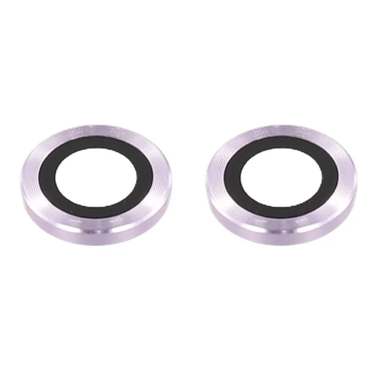 Set di protettori per lenti fotocamera per Samsung Galaxy Z Flip7 5G - Metallo elettroplacato + Pellicola in vetro temperato per singola lente - Viola