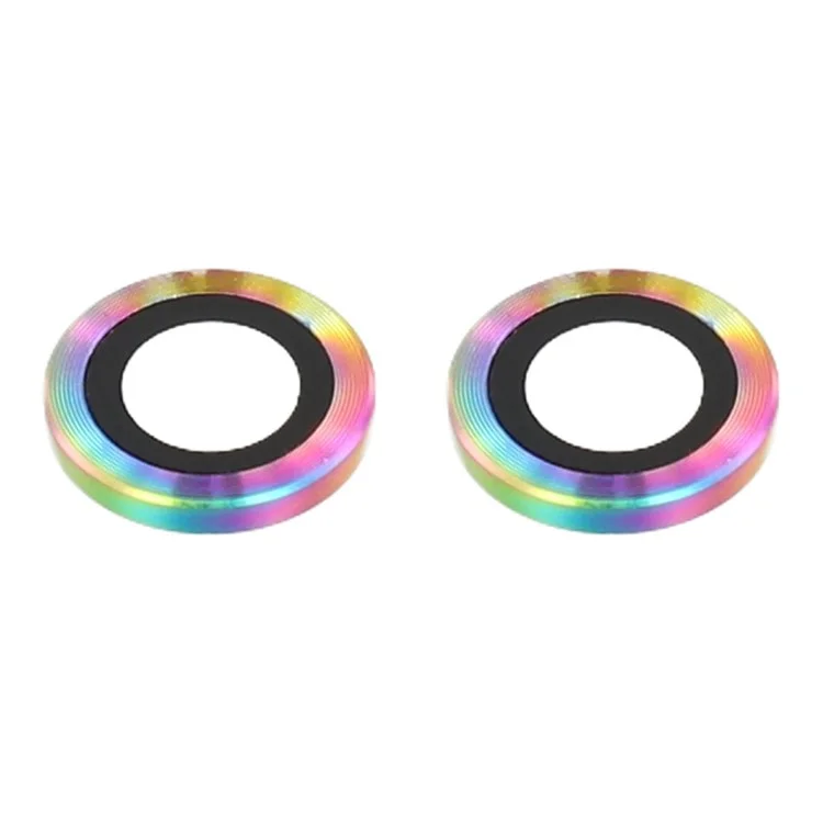 Pour Samsung Galaxy Z Flip7 5G Ensemble de protecteurs d'objectif de caméra Électroplaqué métal + Film de verre trempé pour objectif individuel, Coloré
