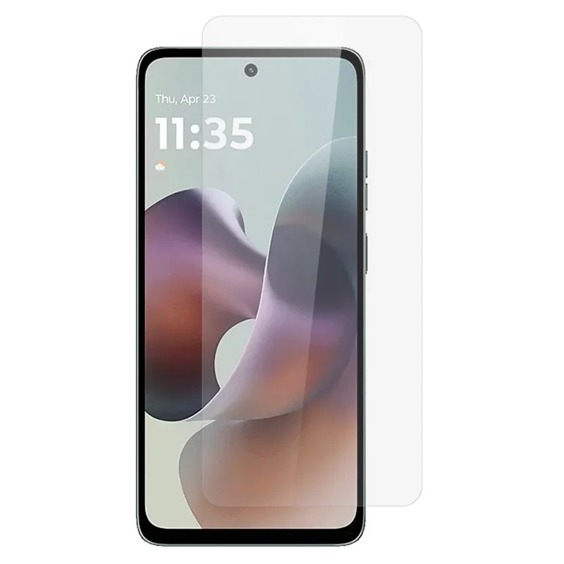 AMORUS Para Motorola Moto G56 5G Protetor de Tela Frontal Vidro de Alumínio-Silício 2,5D Borda em Arco 9H