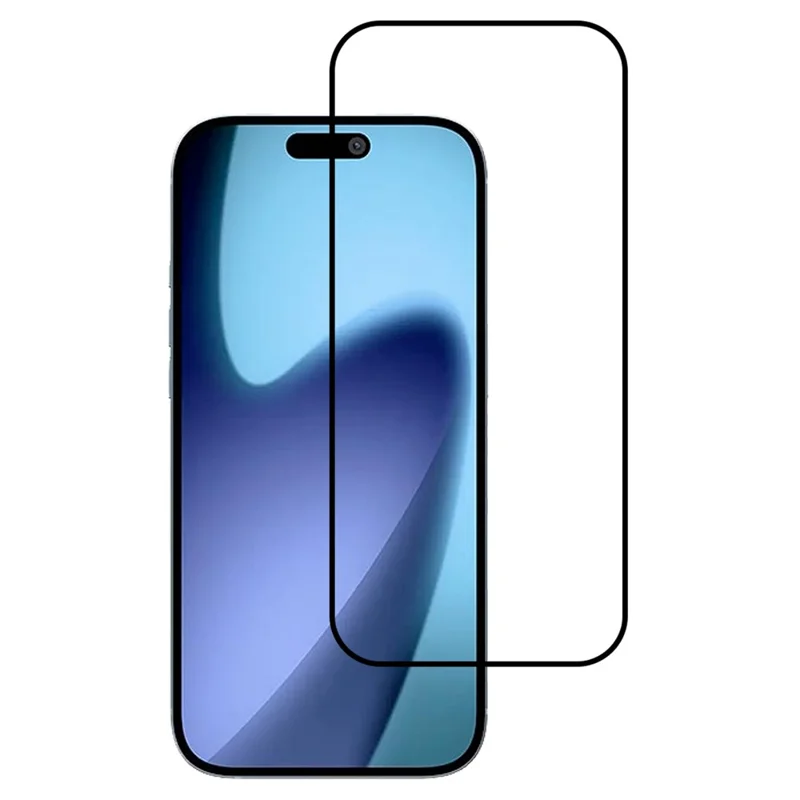 For iPhone 17 Air Anti-Static Screen Protector High Aluminium-Silicon Glass Full Glue Full Cover Silk Printing Film