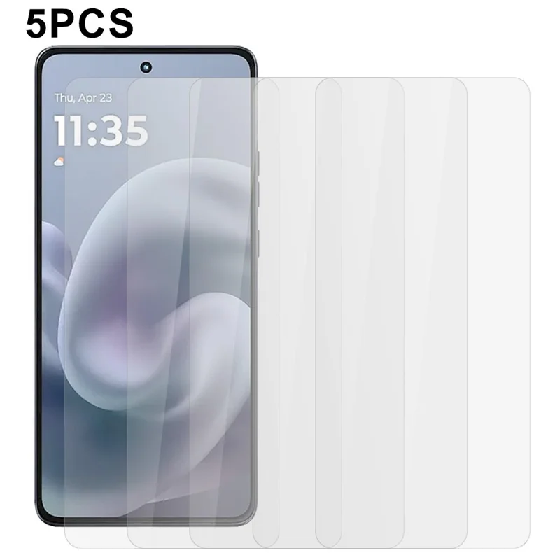 5 Stück Motorola Moto G86 Power 5G Displayschutz 0,3mm 2,5D Gehärtetes Glas Klare Schutzfolie