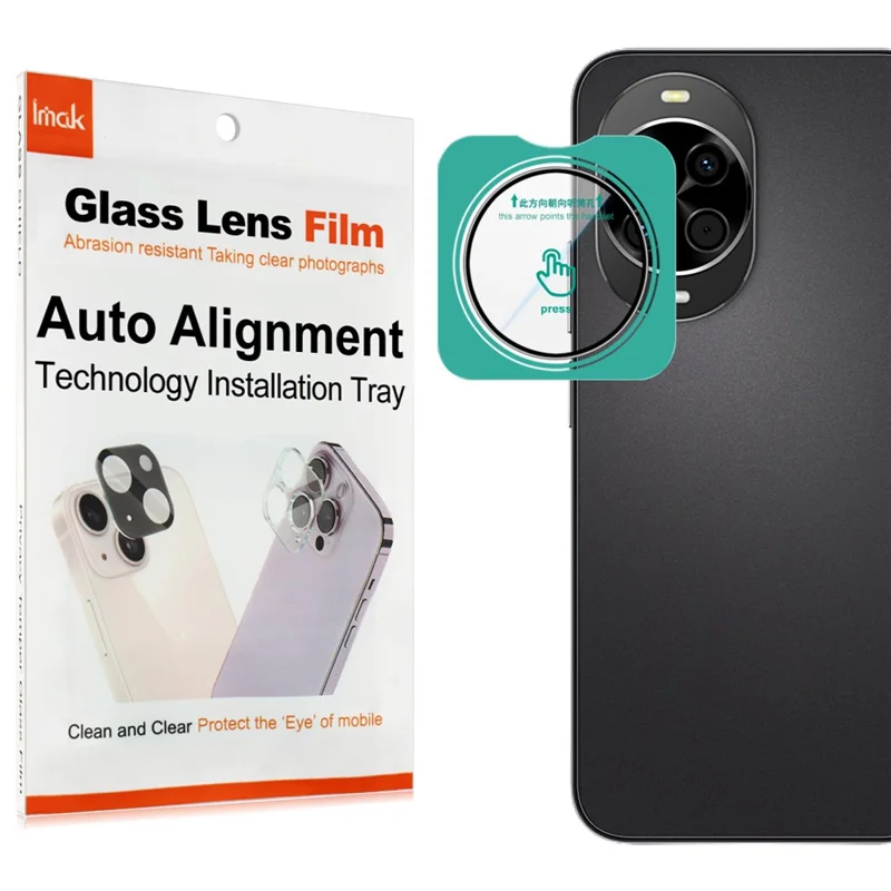 IMAK For Huawei nova 14 5G Camera Lens Protector Tempered Glass Lens Film with Self Positioning Frame