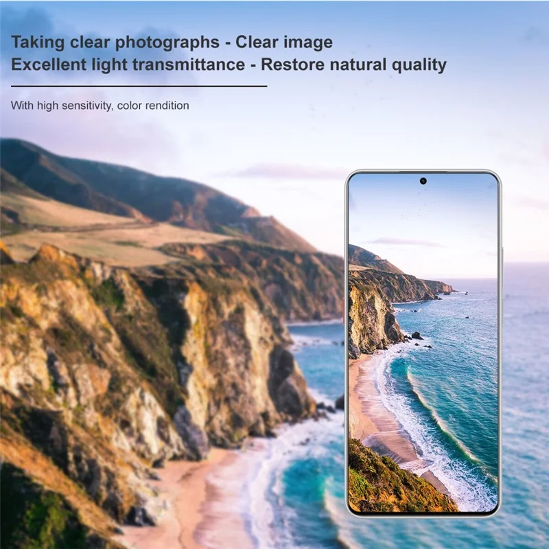 IMAK For Meizu Note 16 Camera Lens Protector Tempered Glass Lens Film with Self Positioning Frame