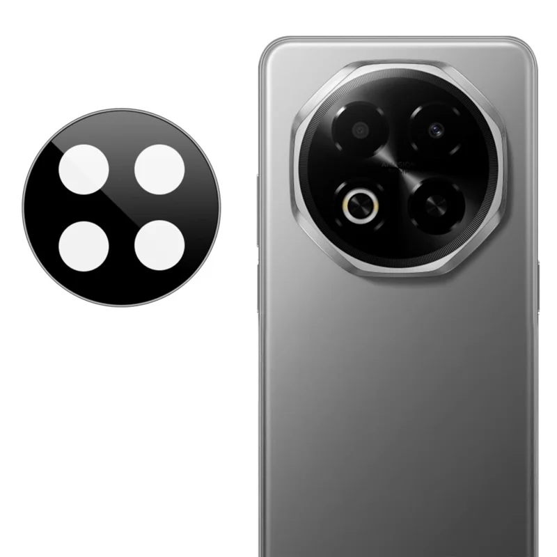 IMAK For Meizu Note 16 Tempered Glass Camera Lens Protector with Self Positioning Frame (Black Version)