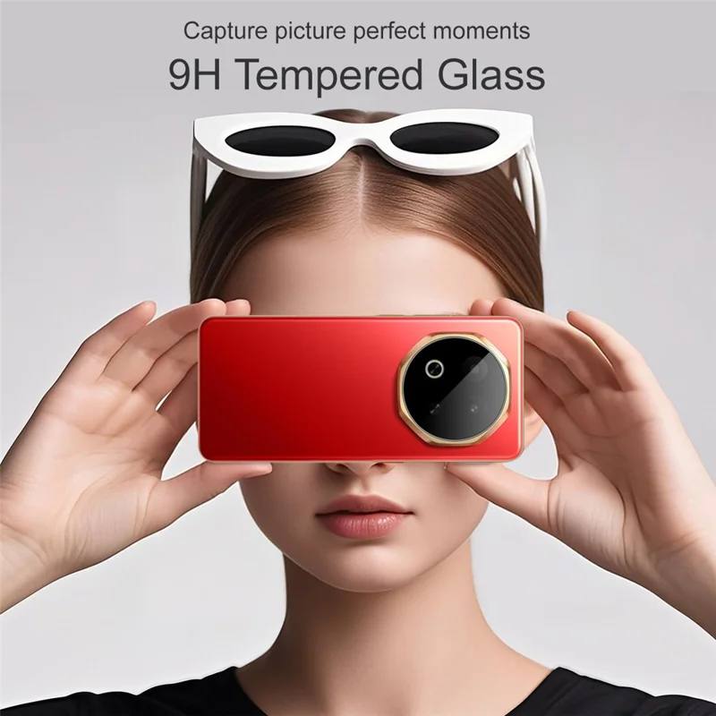 IMAK For Meizu Note 16 Tempered Glass Camera Lens Protector with Self Positioning Frame (Black Version)