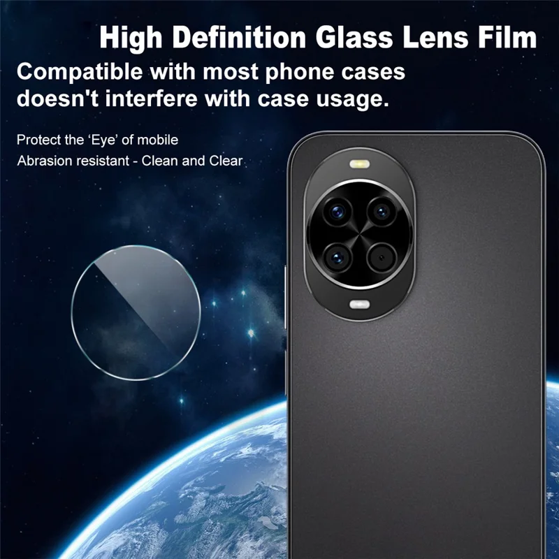 IMAK For Huawei nova 14 5G Camera Lens Protector HD Tempered Glass Rear Lens Film (Downsize Version)